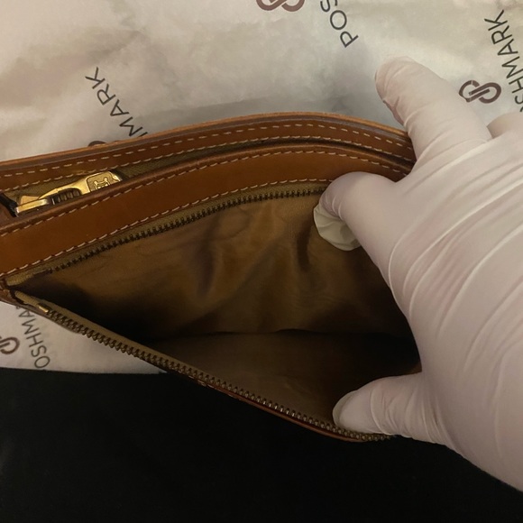 CELINE Vintage Brown Macadam M92 Wristlet/Clutch bag - Picture 8 of 14